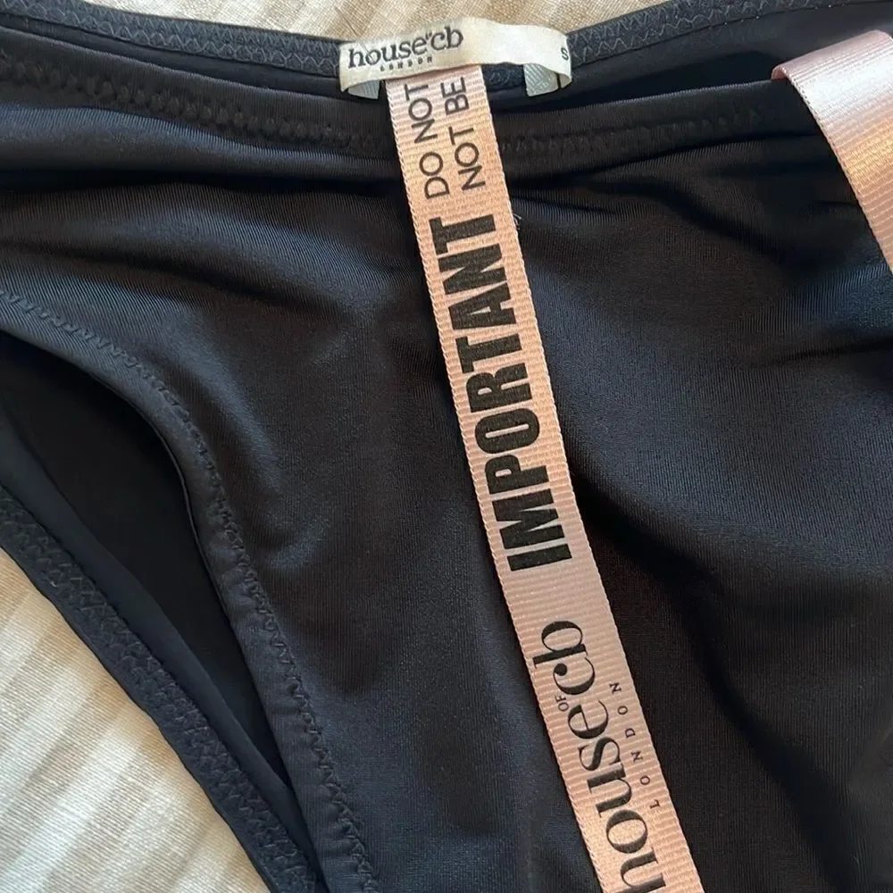 House of CB Mykonos High Waist Bikini Bottoms NWT Small